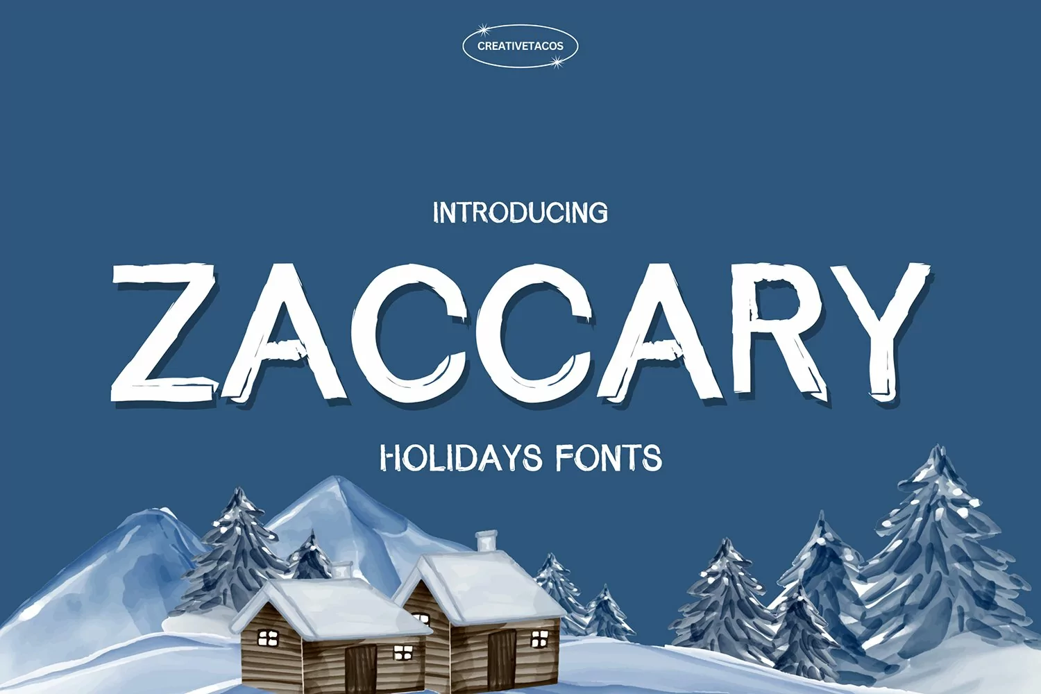 Zaccary Holidays Font
