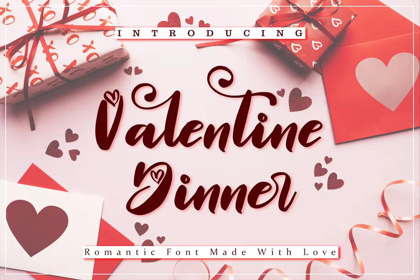 Valentine Dinner // Wedding Font