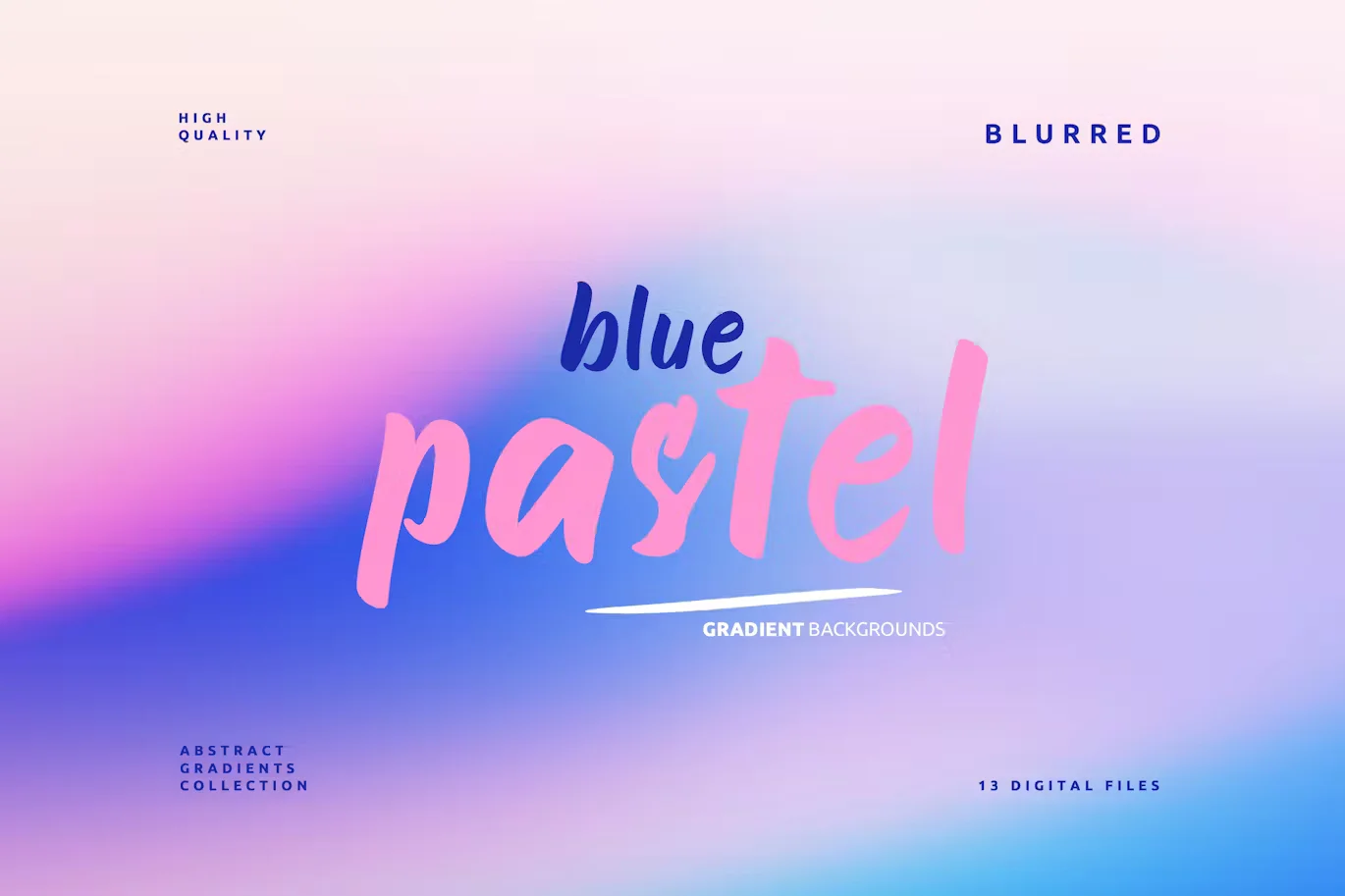 Blue Pastel Gradient Backgrounds