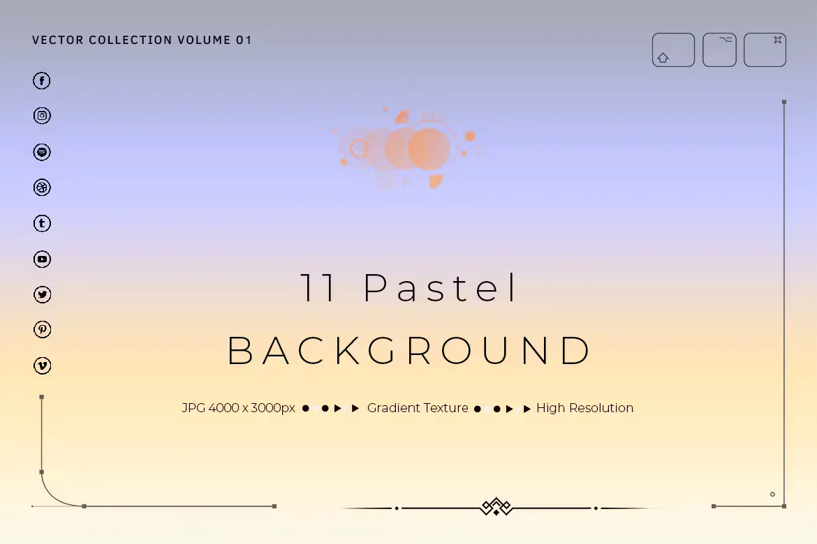11 Pastel Gradients Backgrounds