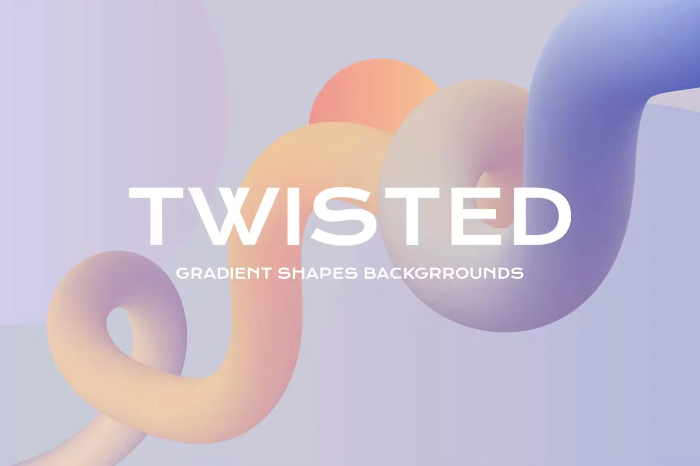 Gradient Twisted Shapes Backgrounds