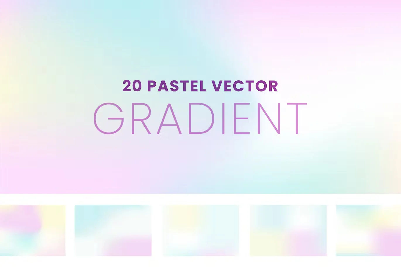 Pale Pastel Gradient Background Design