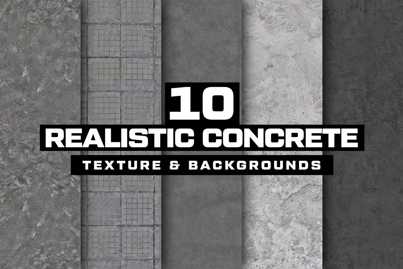 10 Realistic Concrete Textures