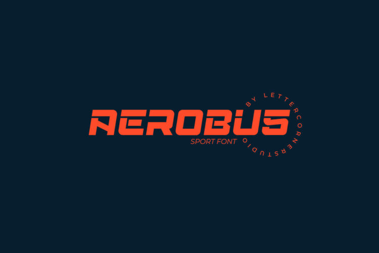 Aerobus Display Font Feature Image