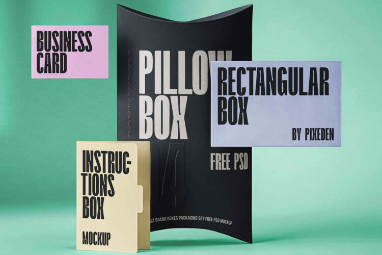 Boxes Packaging Branding Mockup Feature Image