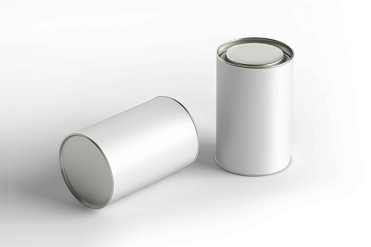 Coffee Tin Can Packaging Mockup Preview Image