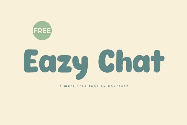 Eazy Chat Display Font