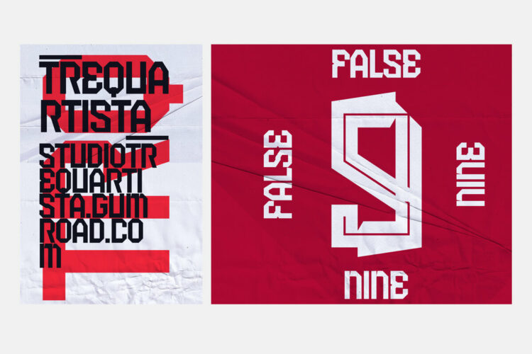 False Nine Display Font Feature Image