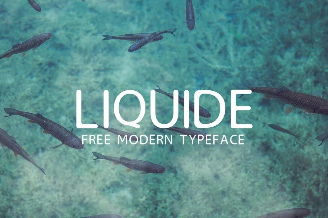 Free Liquide Typeface
