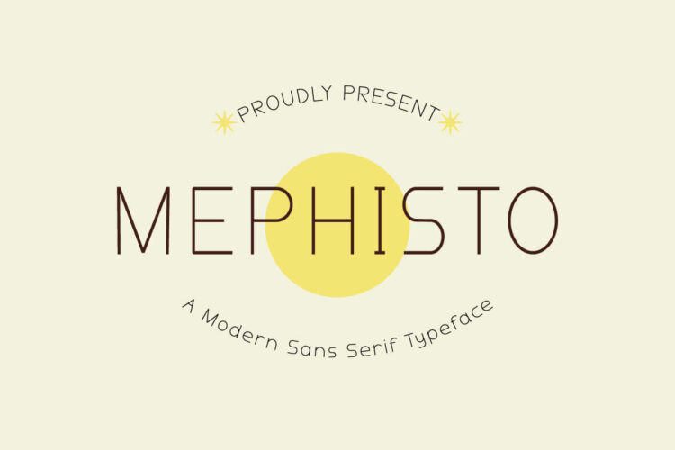 Mephisto Sans Serif Font Feature Image