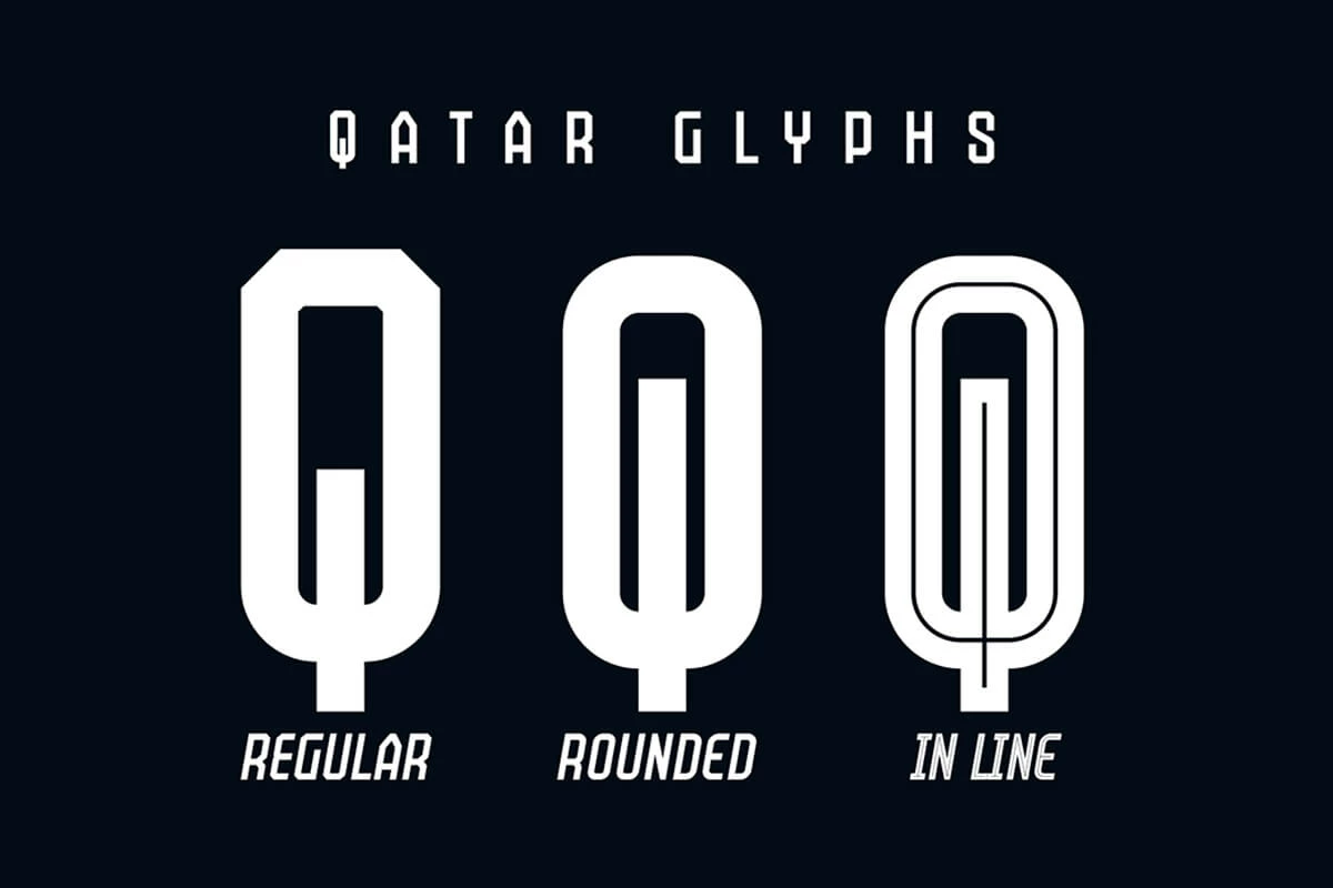 Qatar Display Font Preview 2