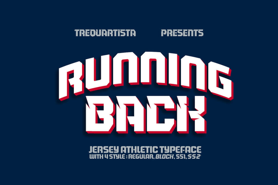 Running Back Display Font Feature Image