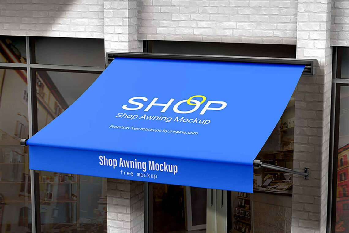 Shop Awning Mockup Feature Image
