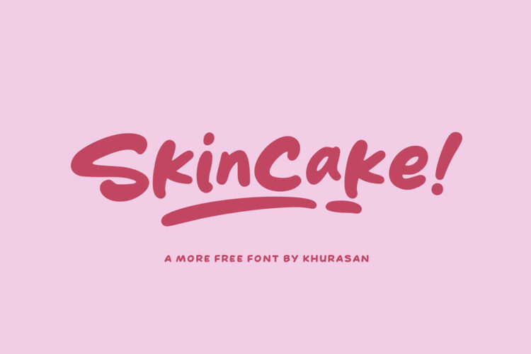 Skincake Display Font Feature Image