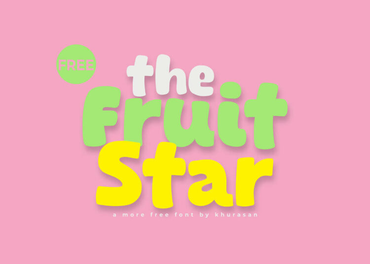 The Fruit Star Display Font