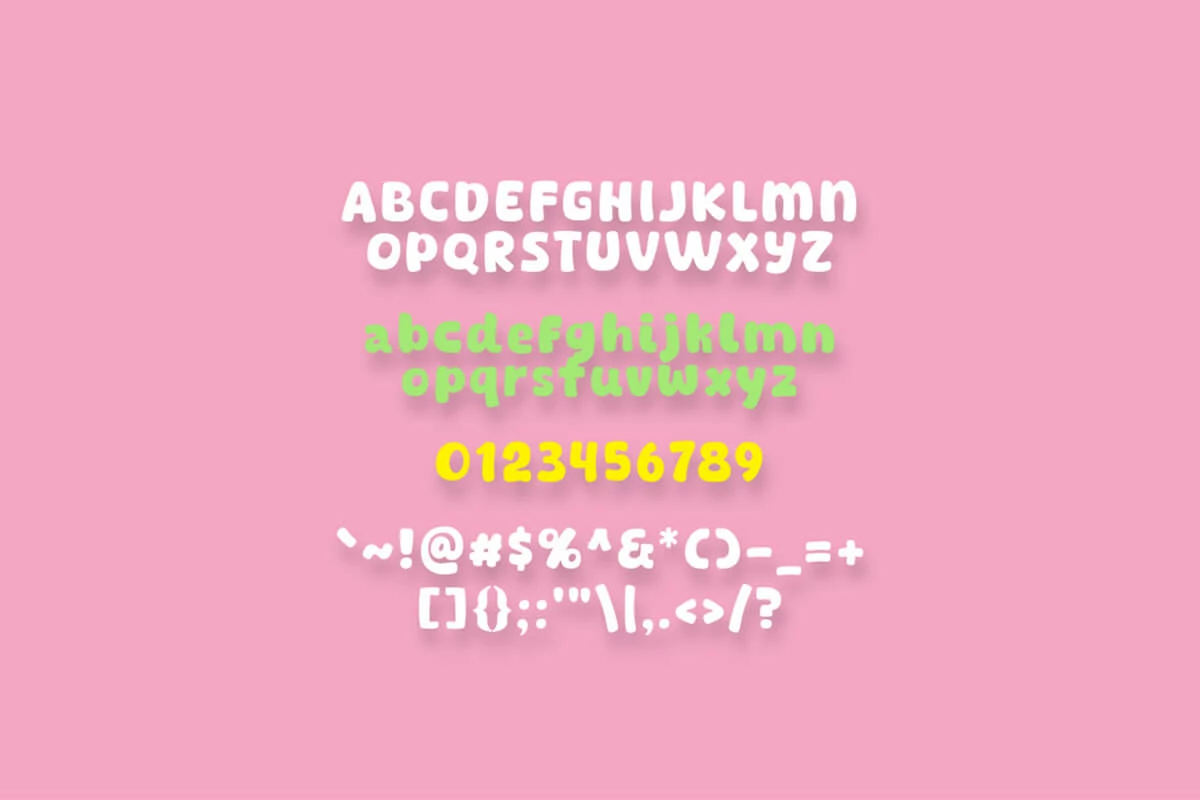 The Fruit Star Display Font Preview 3