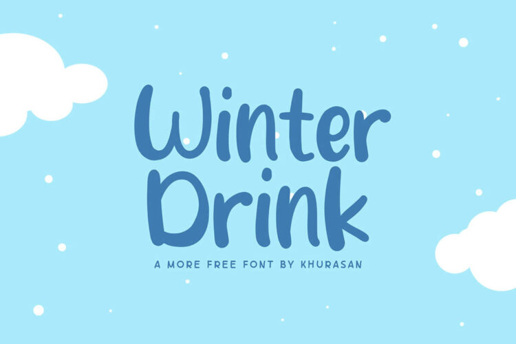 Winter Drink Display Font Feature Image