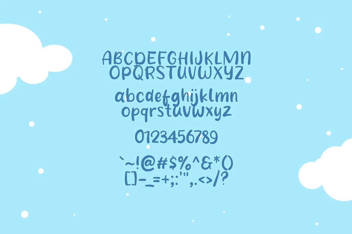 Winter Drink Display Font Preview 3