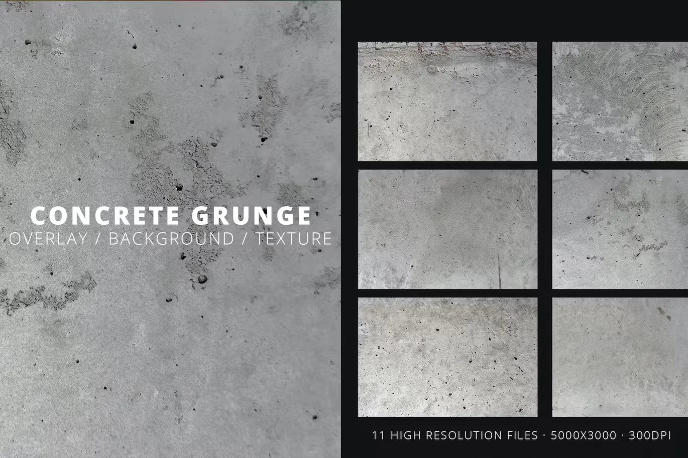 11 Concrete Grunge Texture Background