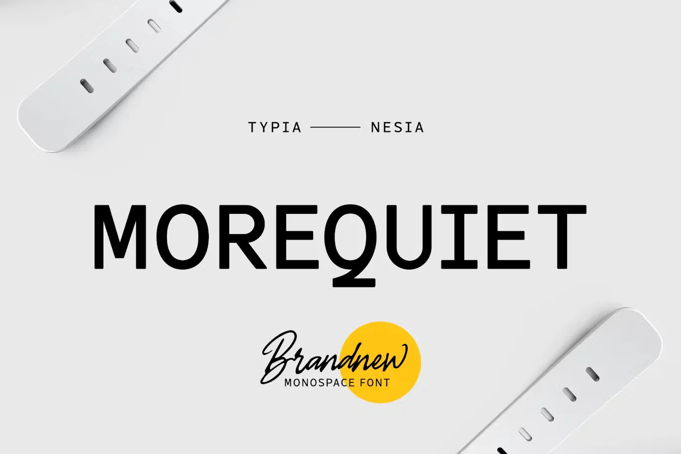 Morequiet - Modern Monospace Sans Serif Font