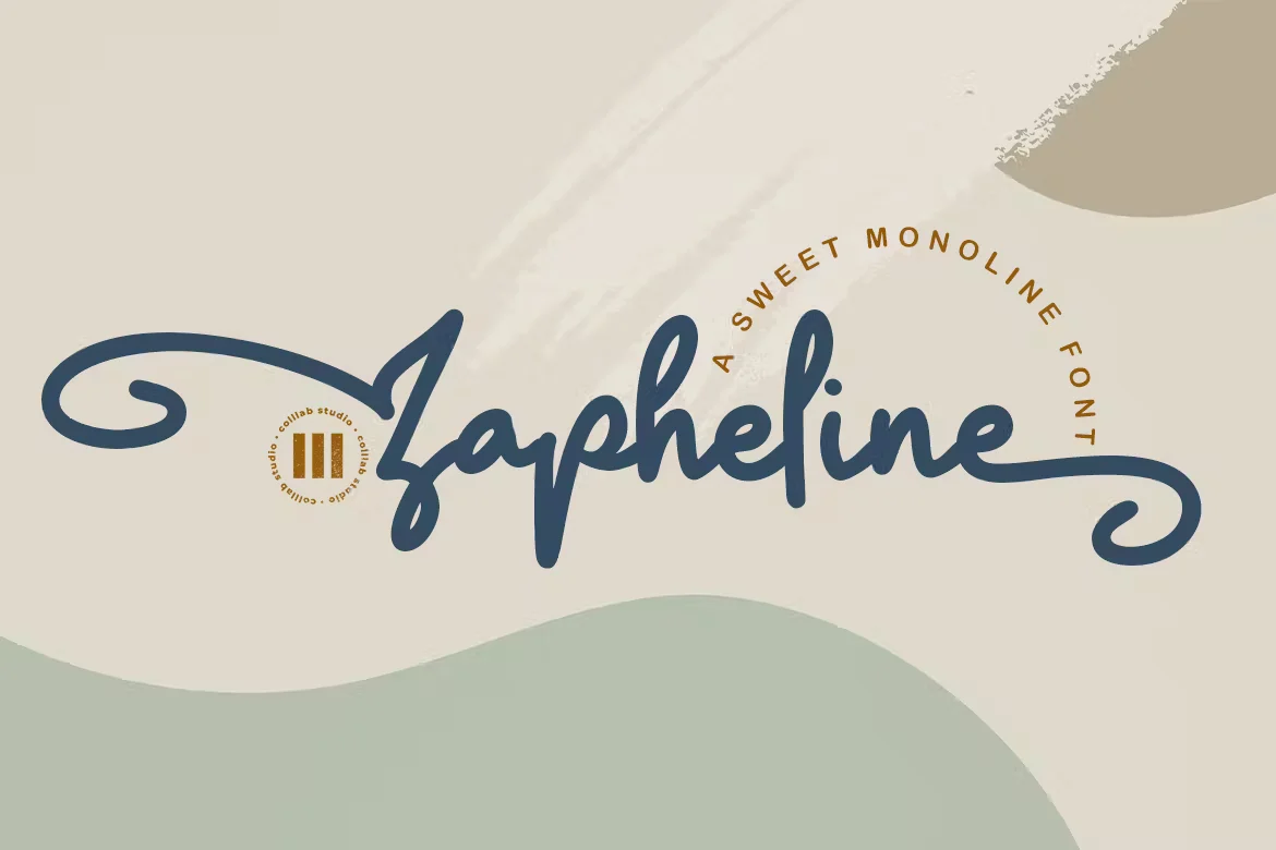 Zapheline - A Sweet Monoline Font