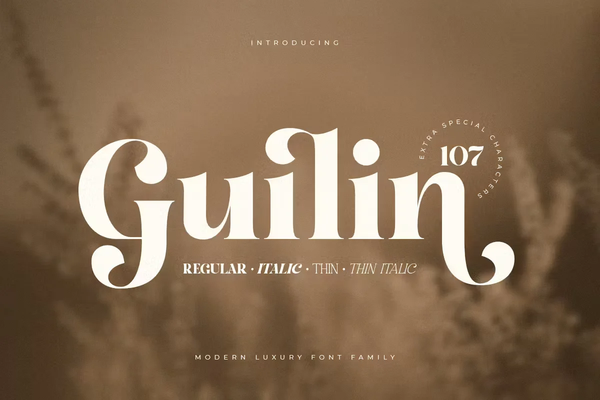 Guilin - Modern Luxury Font Family