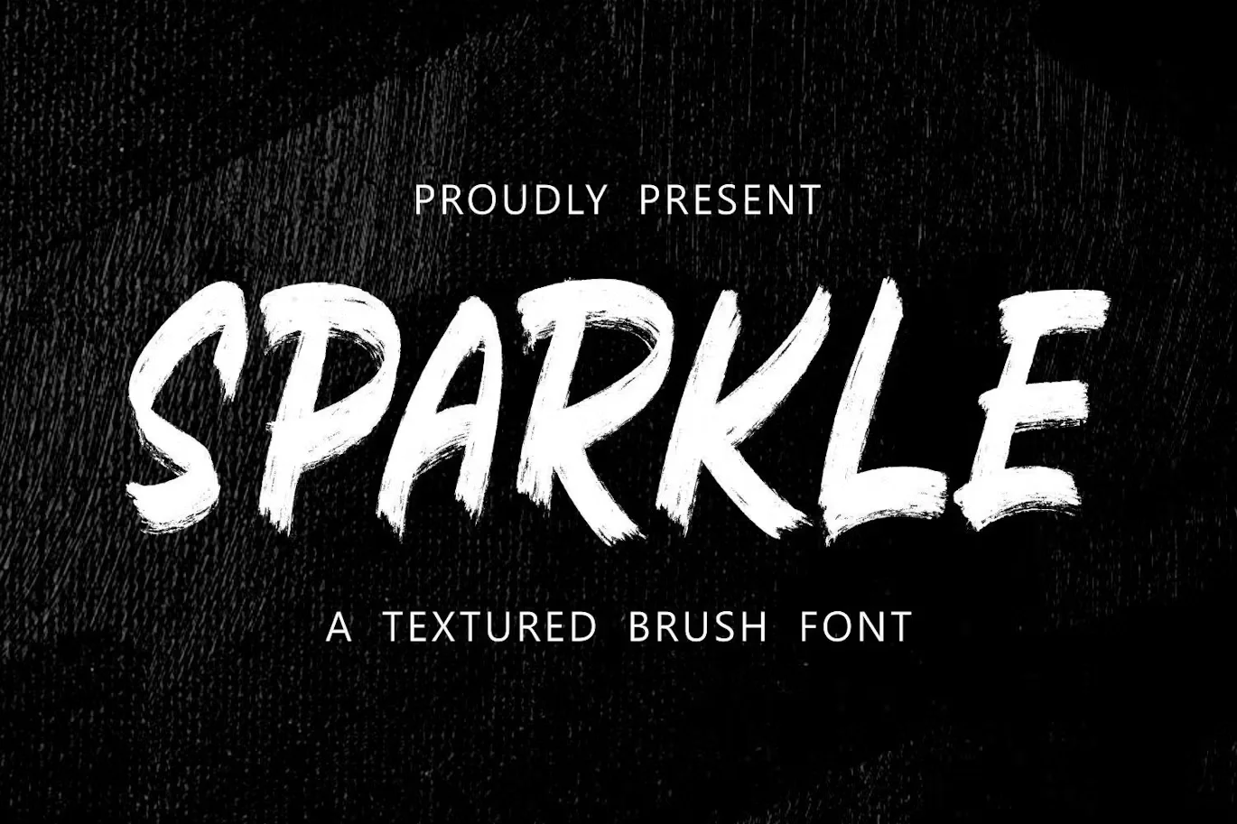 Sparkle - Textured Brush Font