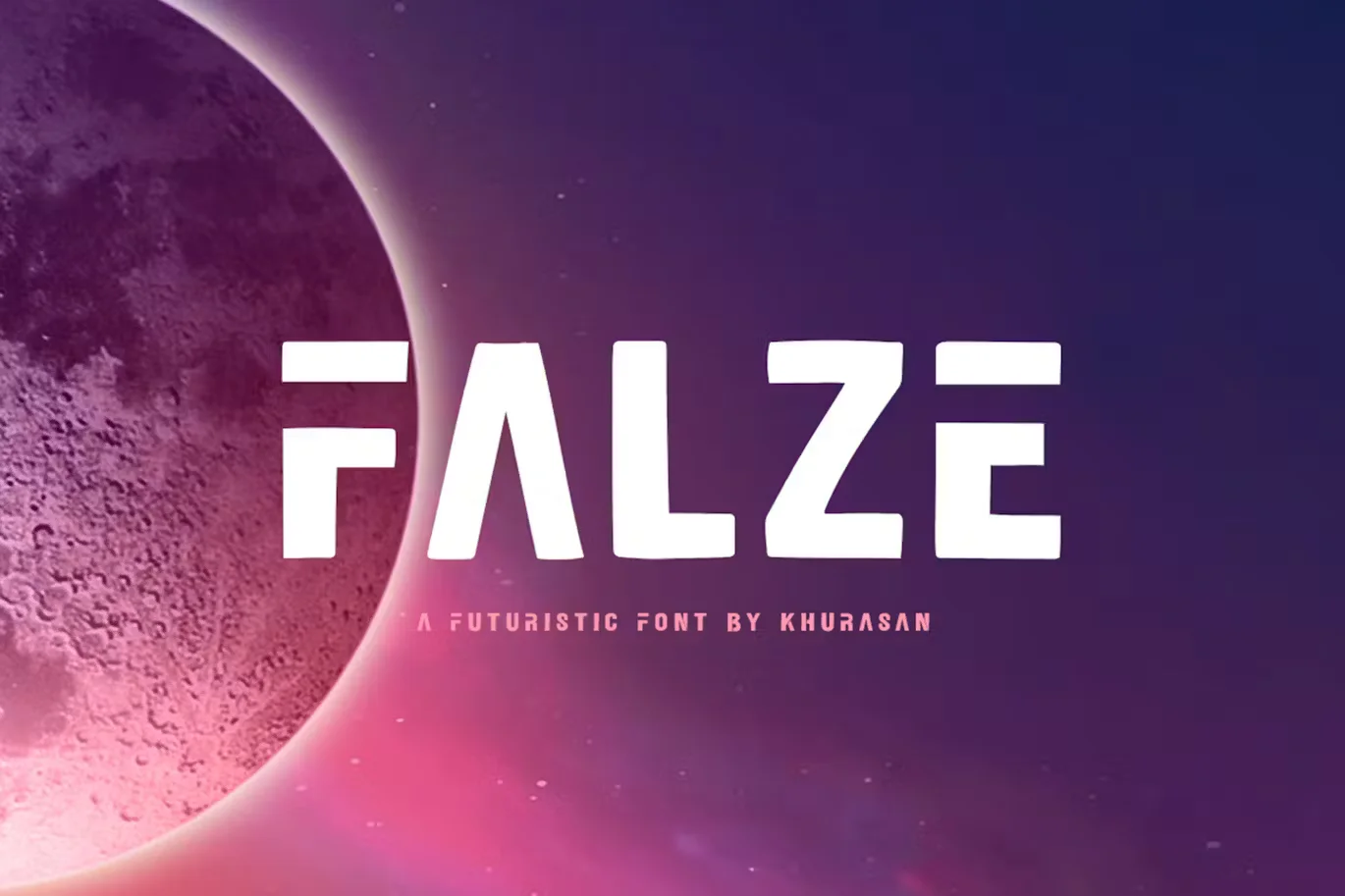 Falze - Futuristic Logo Font