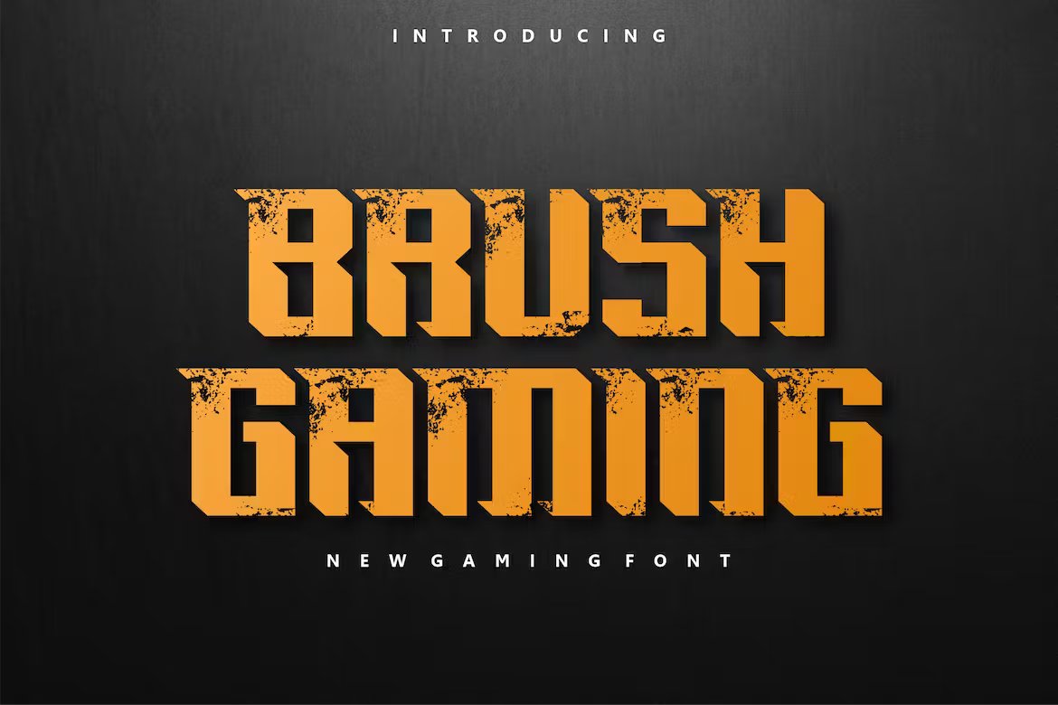 Brush Gaming Font