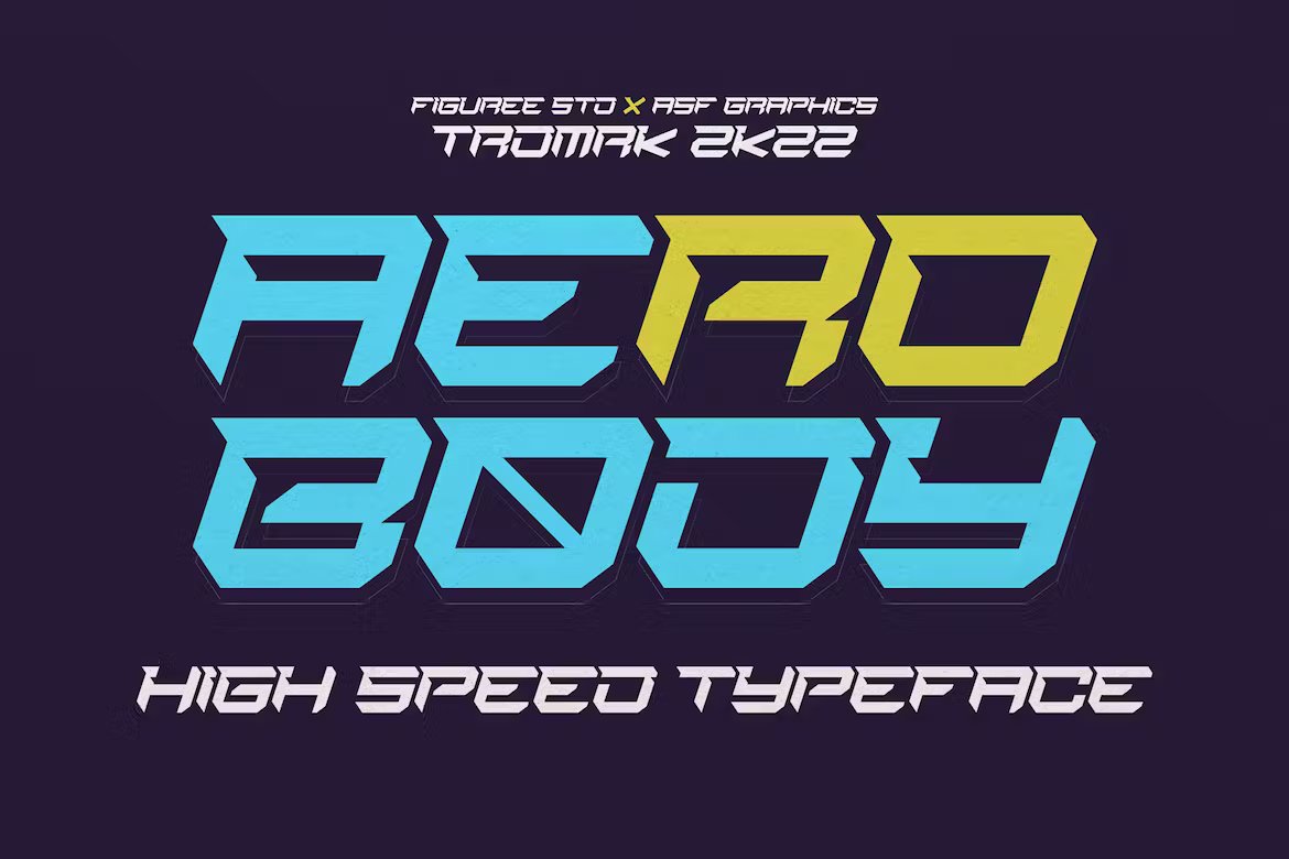 Aerobody - Highspeed Racing Font