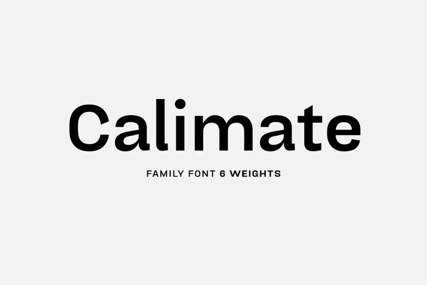 Calimate Sans Serif Family