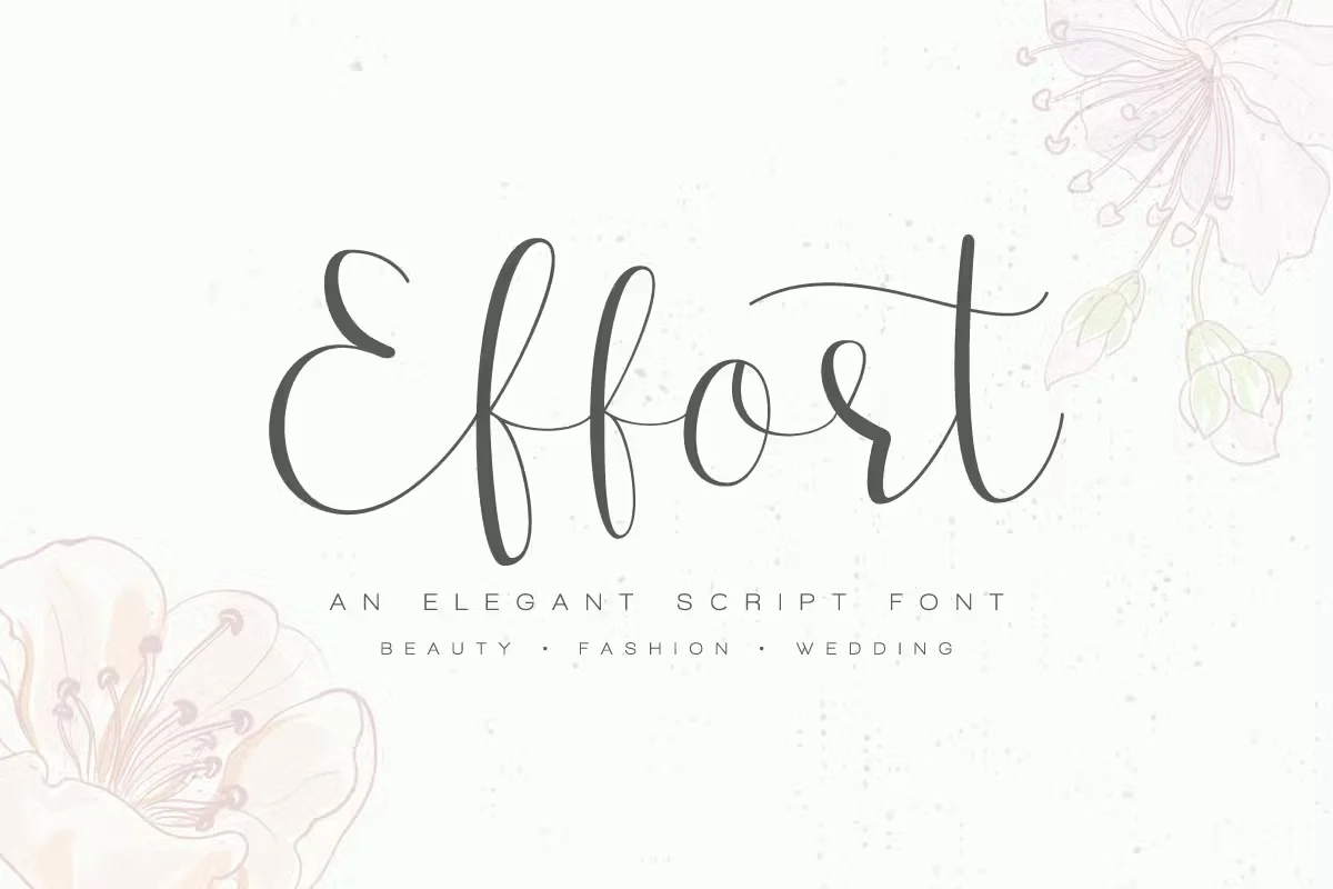 Effort - Luxury Font