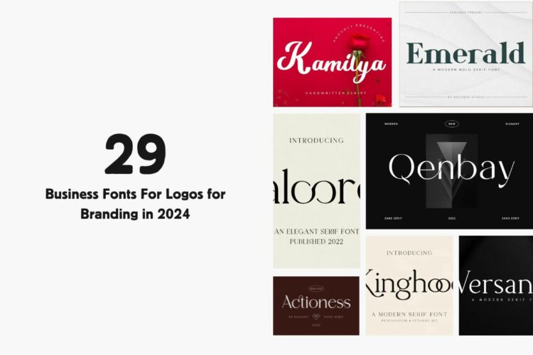 29 Business Fonts For Logos for Branding in 2024