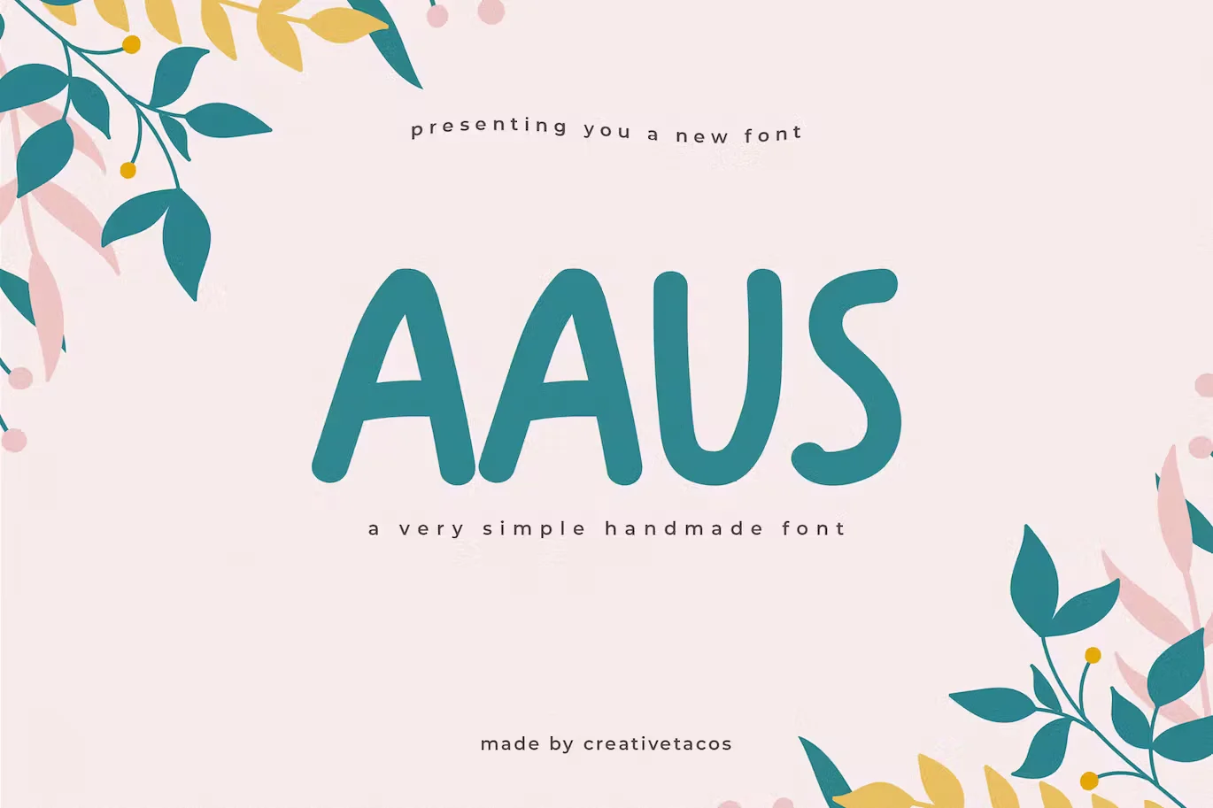 Aaus Handmade Brush Font