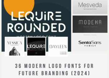 36 Modern Logo Fonts For Future Branding (2024)