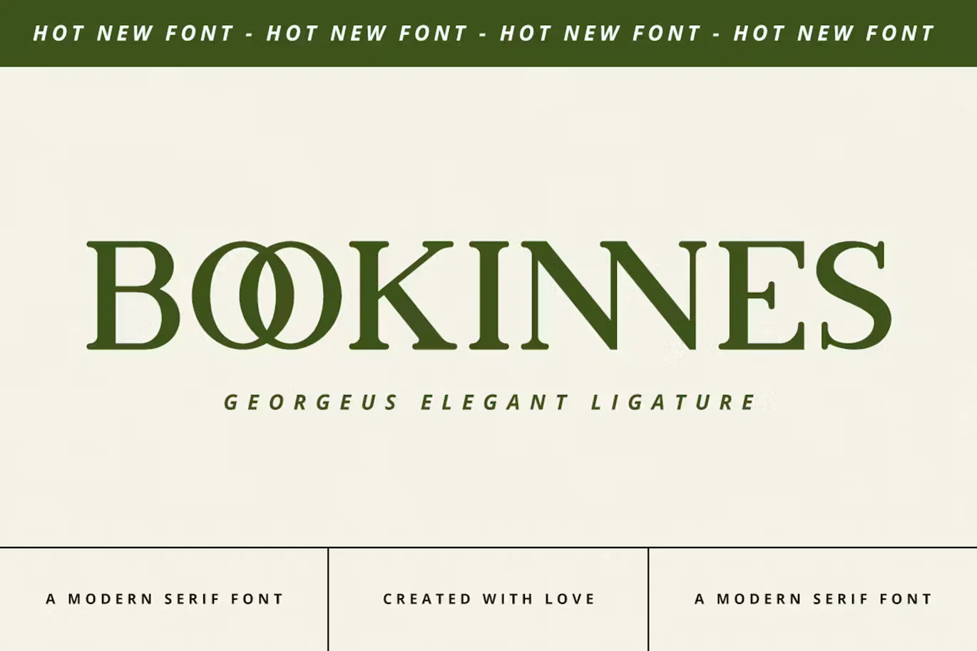 Bookinnes - Business Font