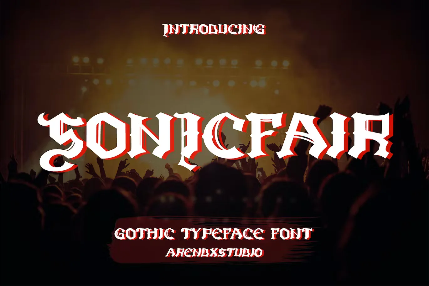 Sonicfair - Gothic Typeface Font