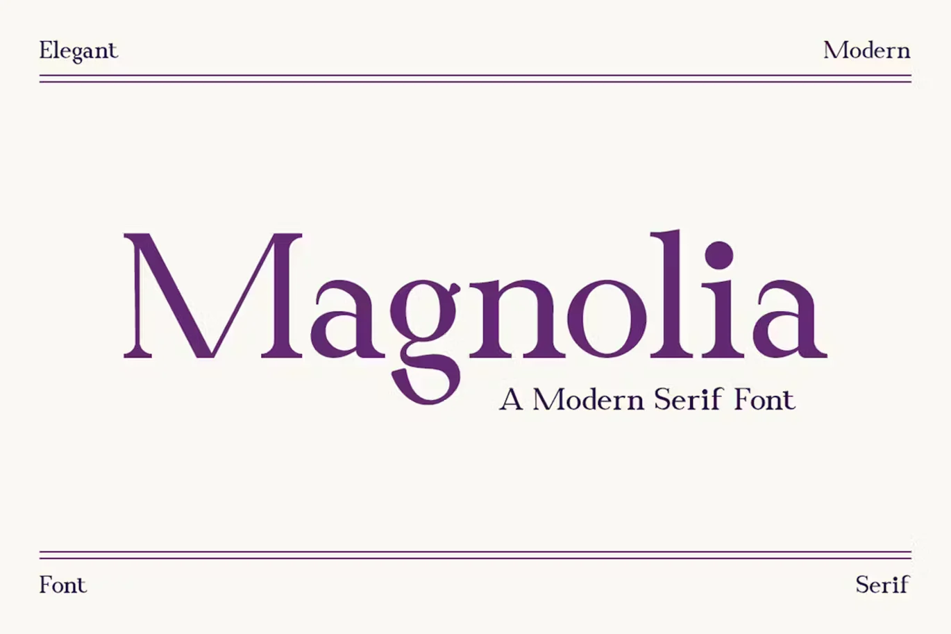 Magnolia - Business Font