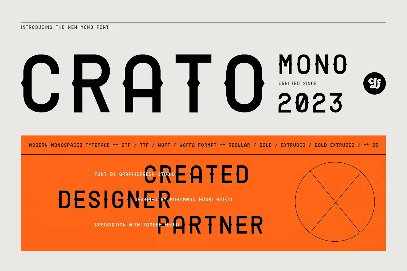 Crato Mono - Modern Monospaced Font