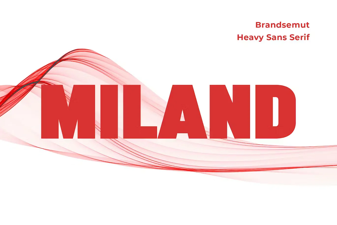 Miland - Heavy Sans Serif