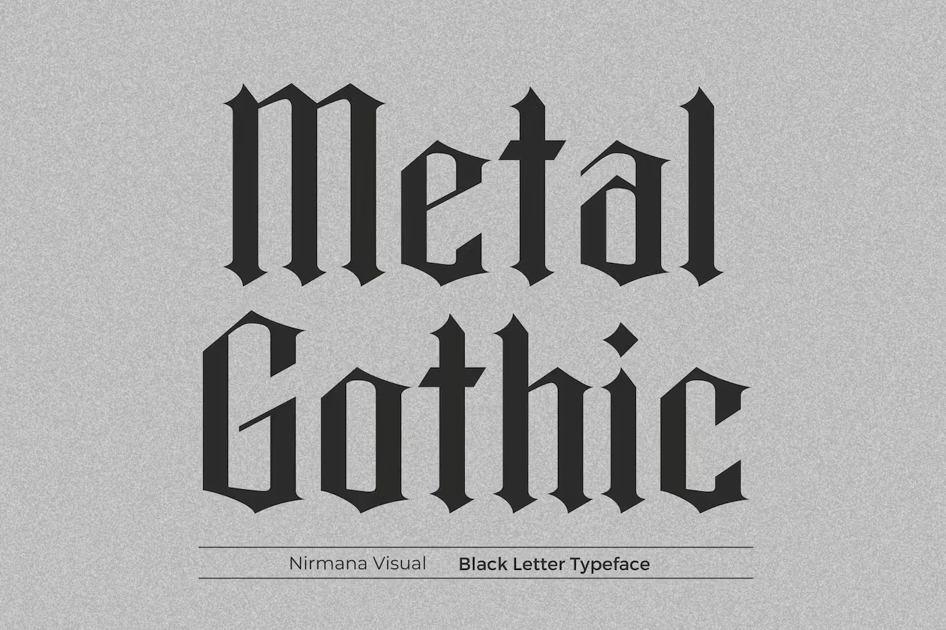 Metal Gothic - Logo Font