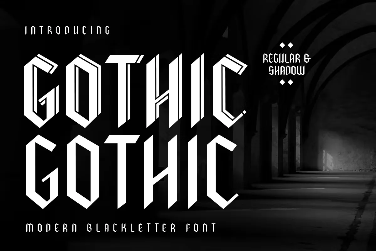 Gothic - Modern Blackletter Font