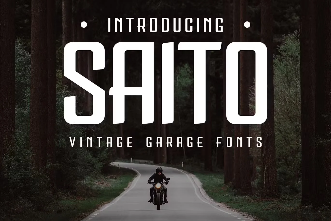 Saito - Vintage Garage Fonts
