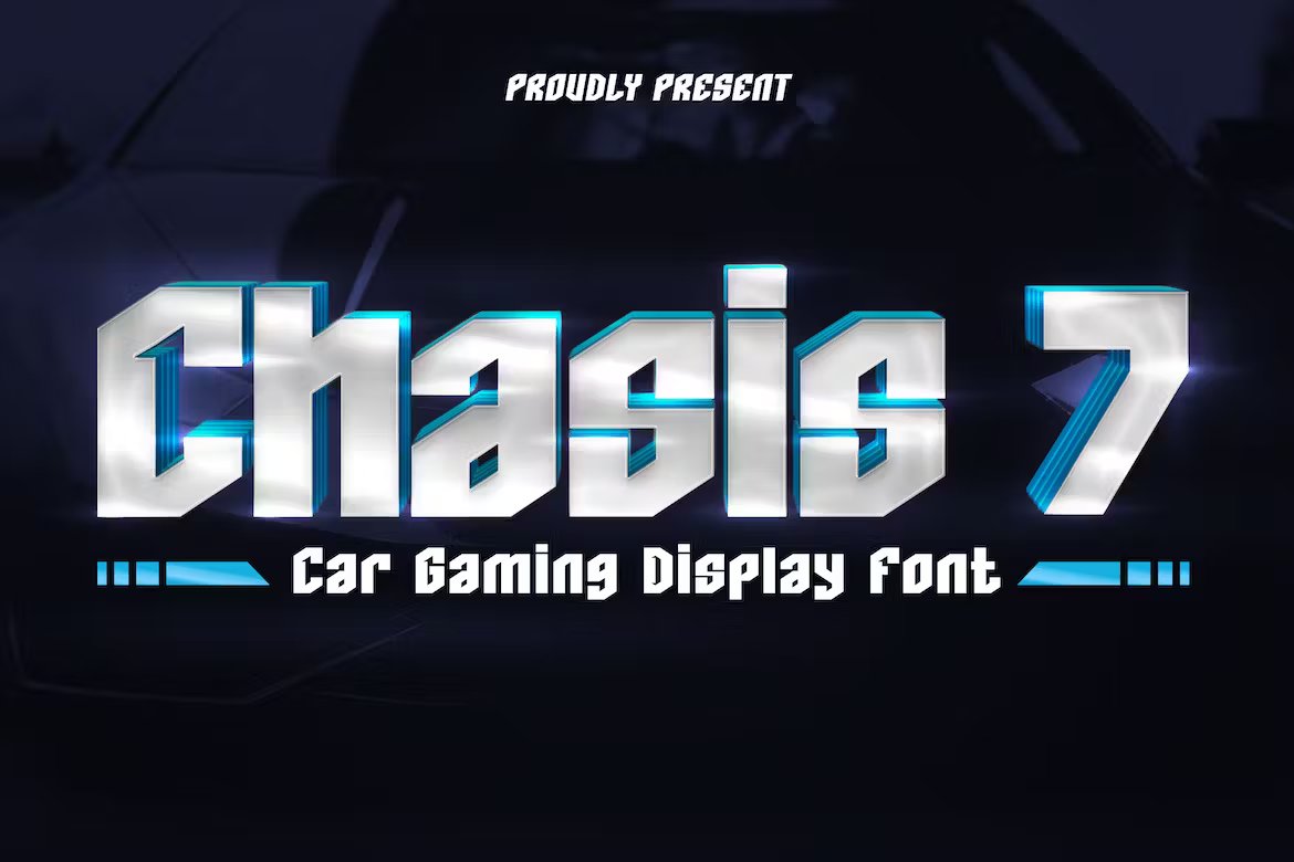 Chasis7 - The Ultimate Racing Car Font
