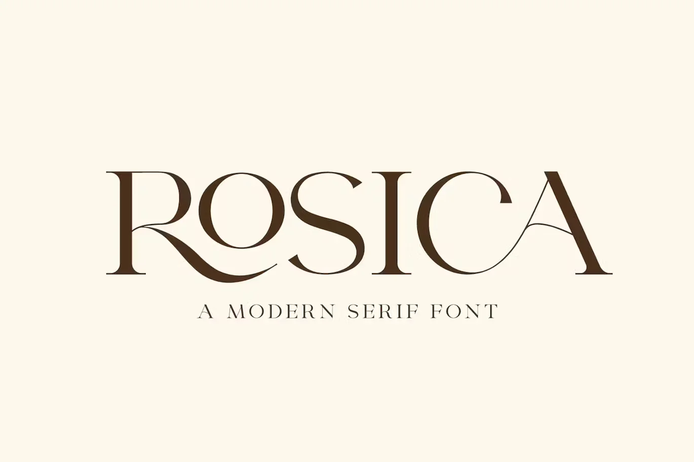 Rosica - Business Font