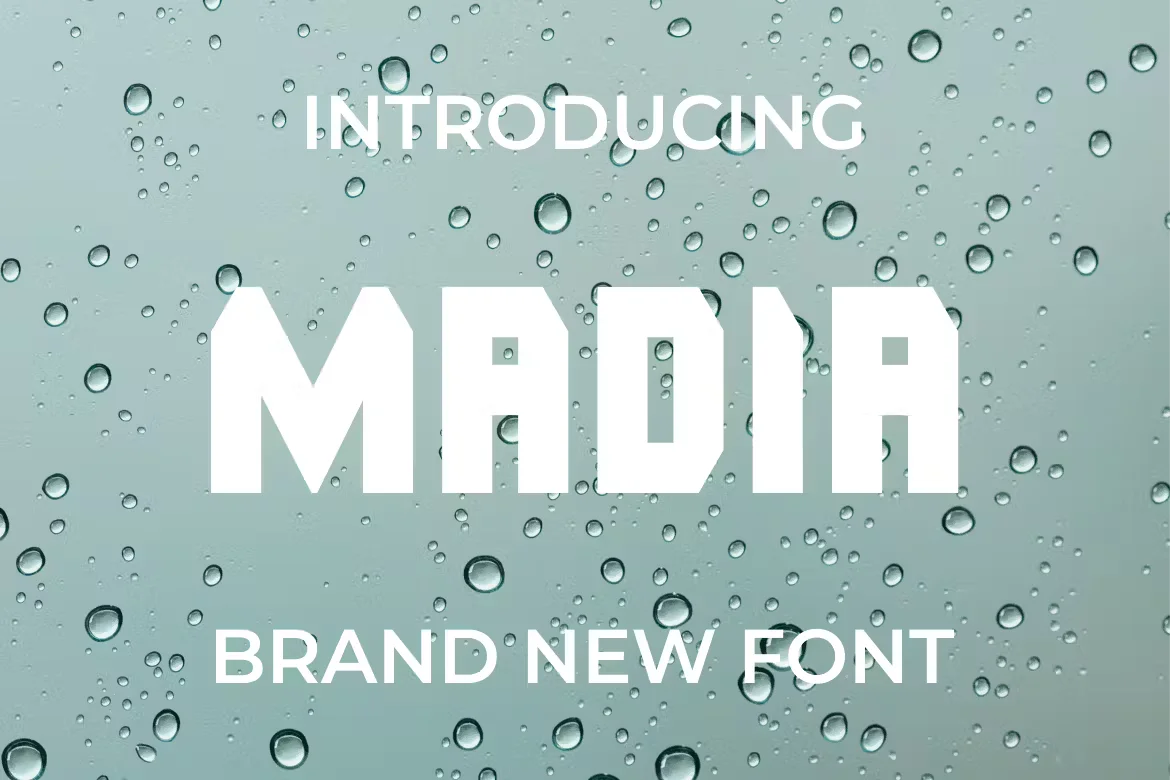 Madia Square Font
