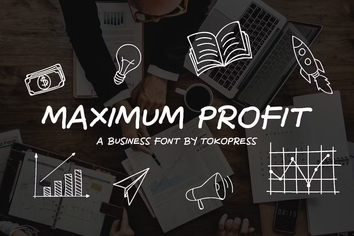 Maximum Profit - Business font