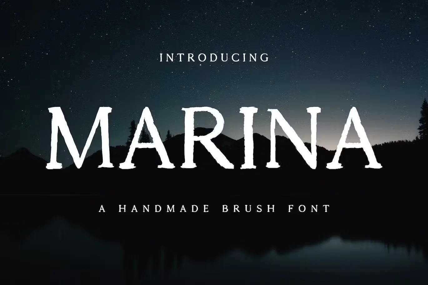 Marina Handmade Brush Font