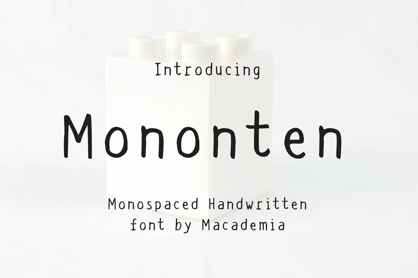 Mononten - Monospaced