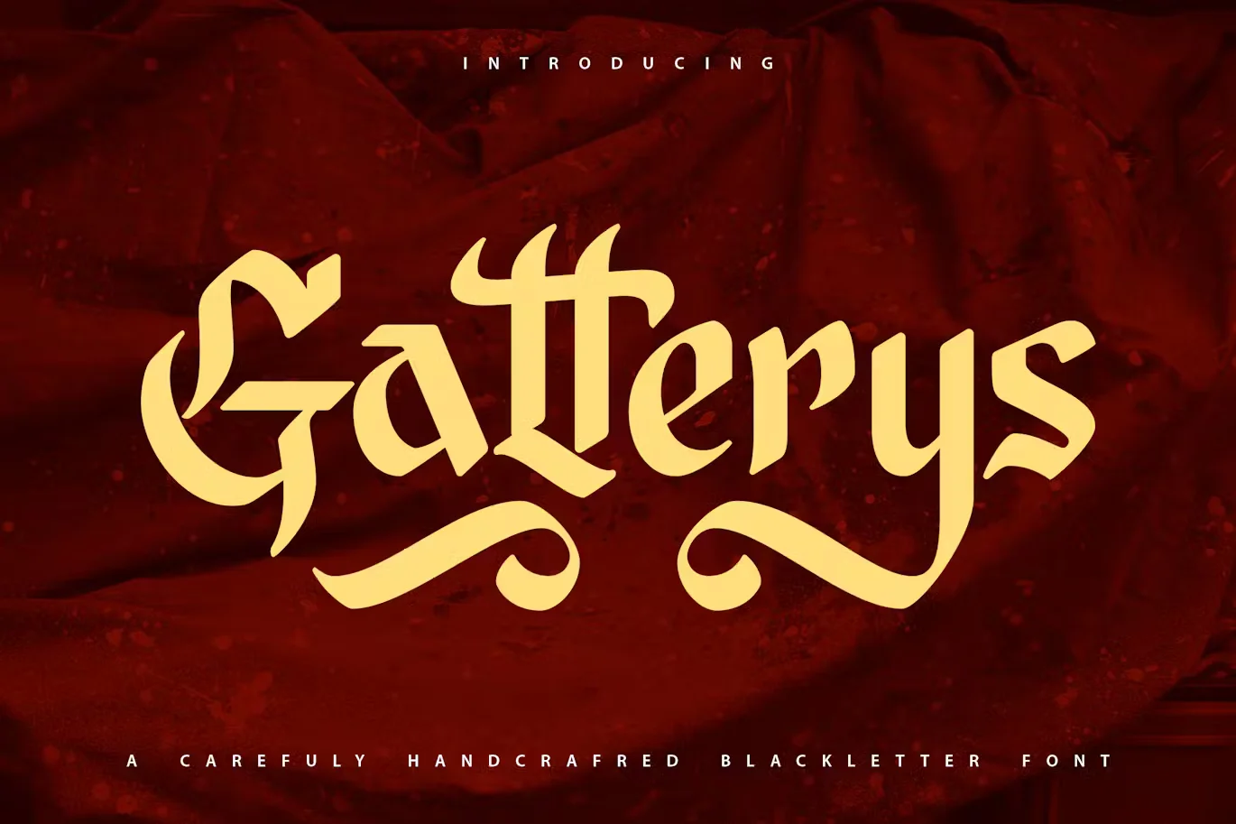 Gatterys | Handcrafted Blackletter Font